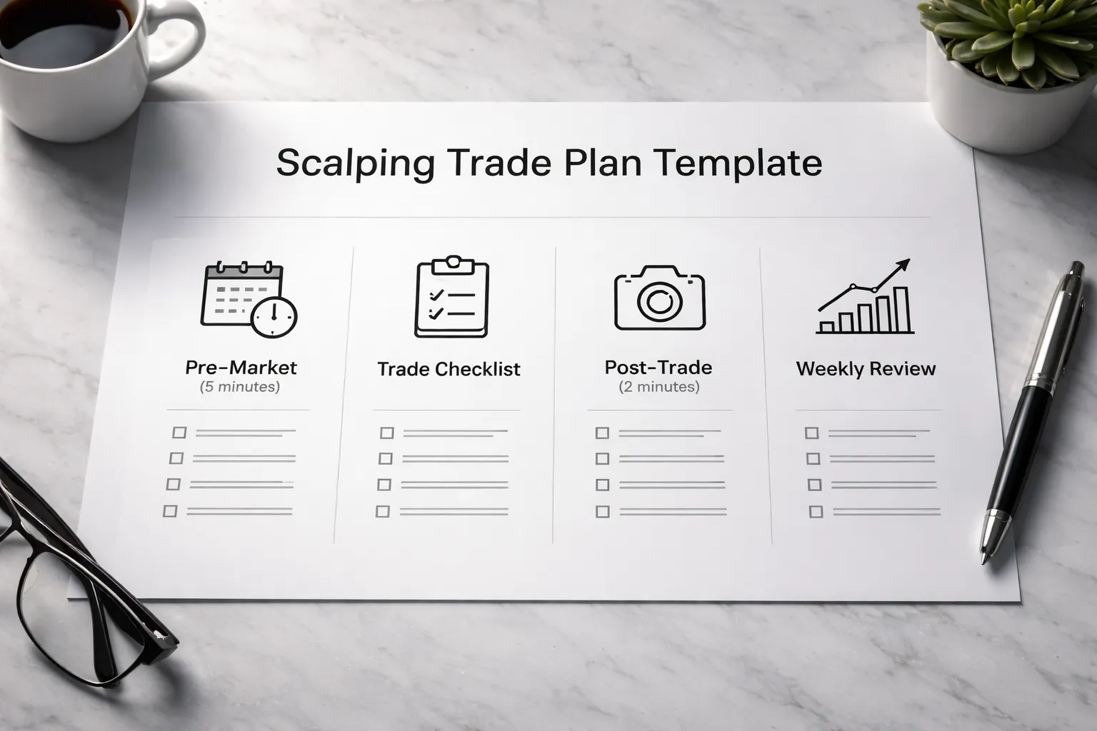 A Complete Scalping Trade Plan Template (Copy/Paste Framework)