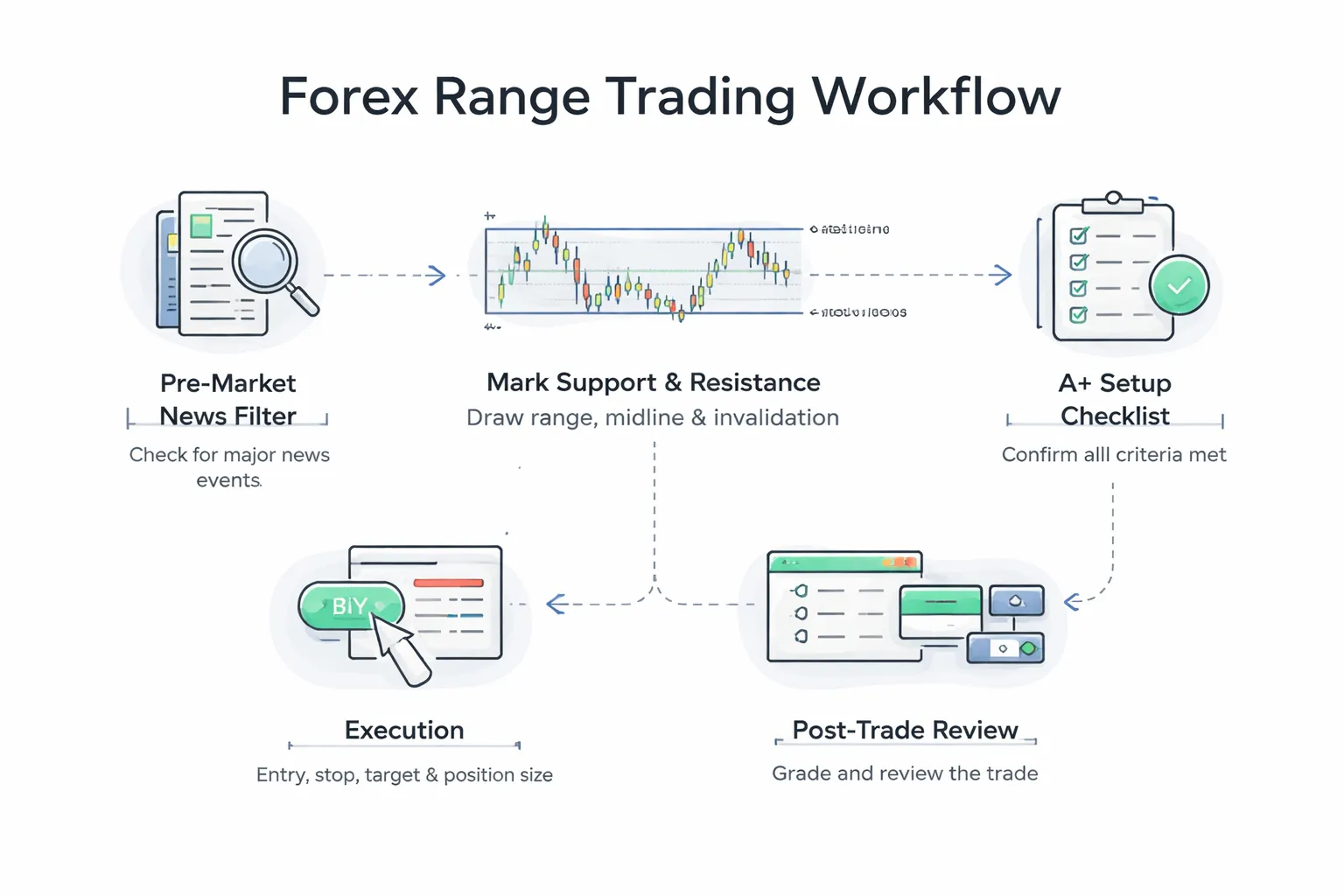 A Step-by-Step Range Trading Plan You Can Follow Daily