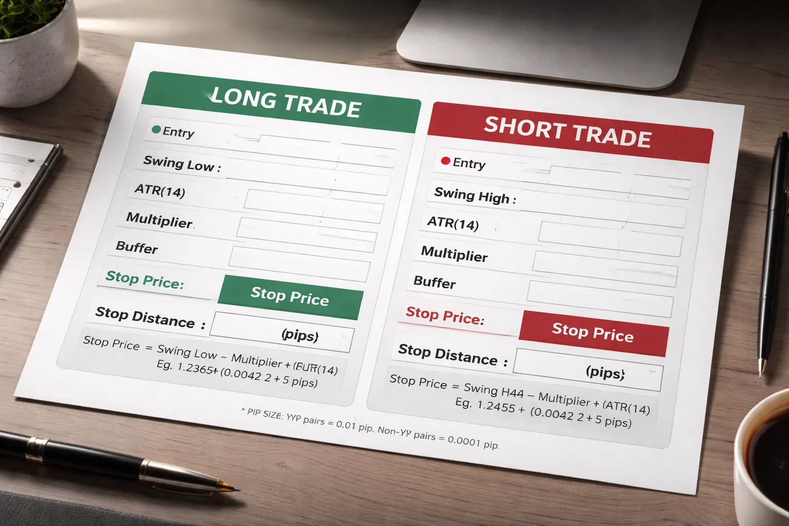 ATR stop loss formulas and examples you can copy