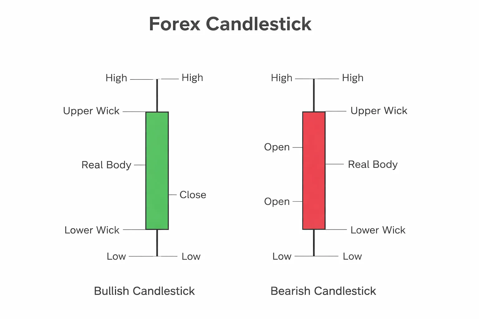 Candlestick Anatomy: Open, High, Low, Close (OHLC) Explained
