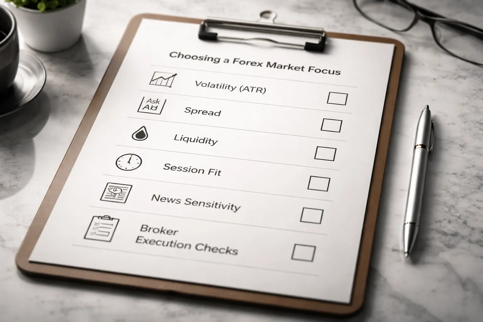 Choose Your Market Focus and Trading Environment