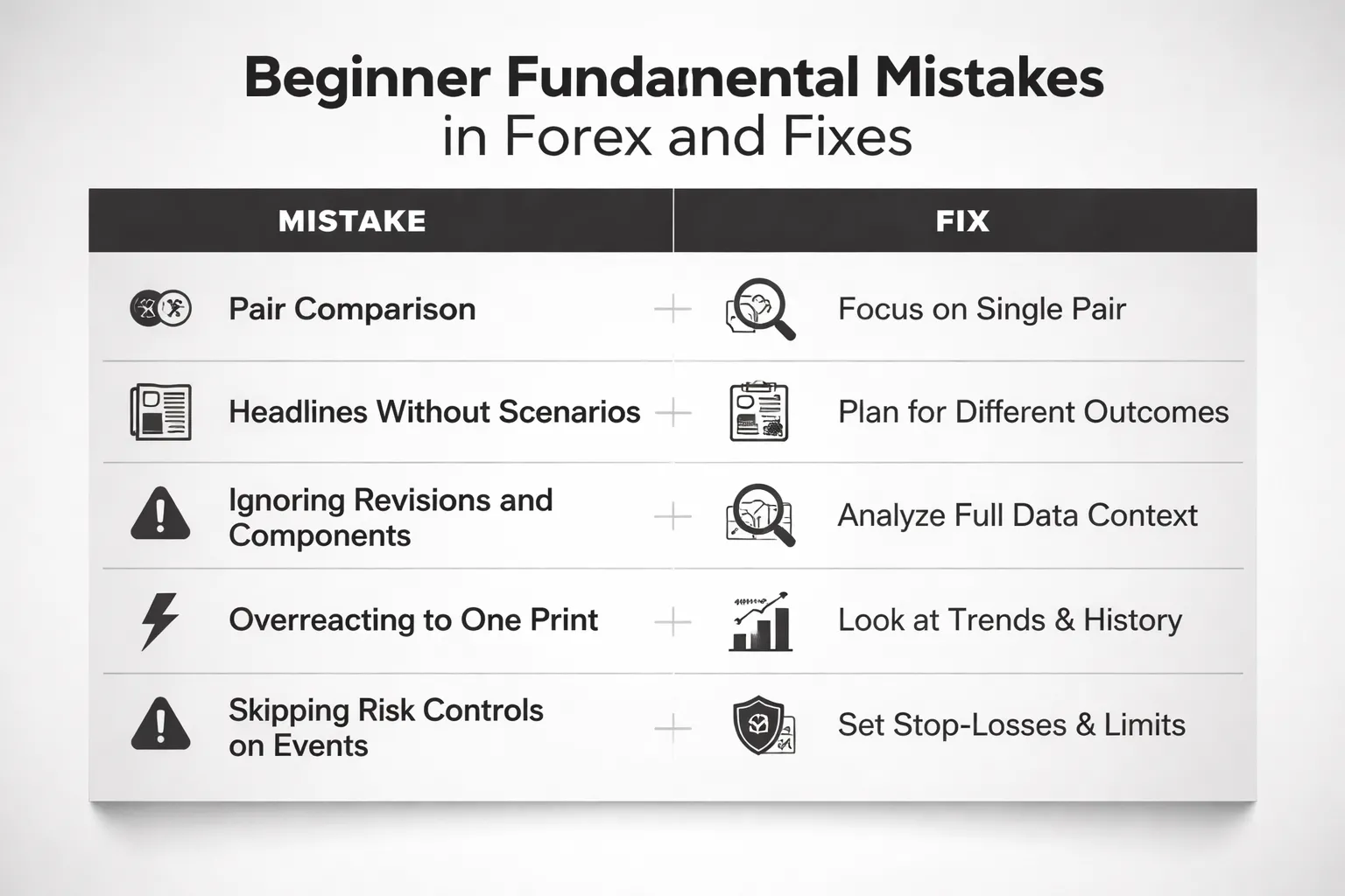 Common Beginner Mistakes in Forex Fundamentals (And How to Fix Them)