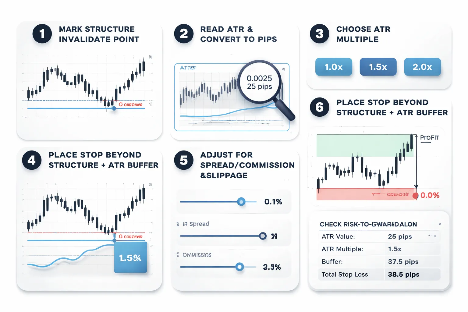 Core method: ATR indicator for Forex stop loss placement (step-by-step)