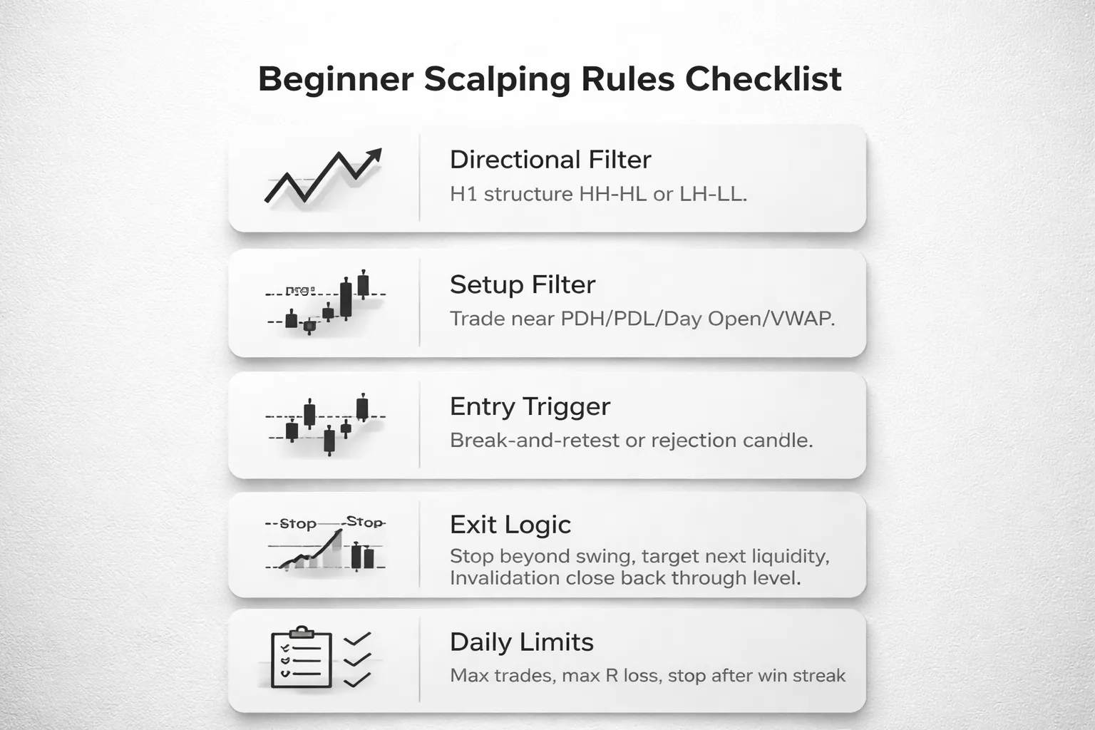 Core Rules of a Scalping Forex Strategy for Beginners