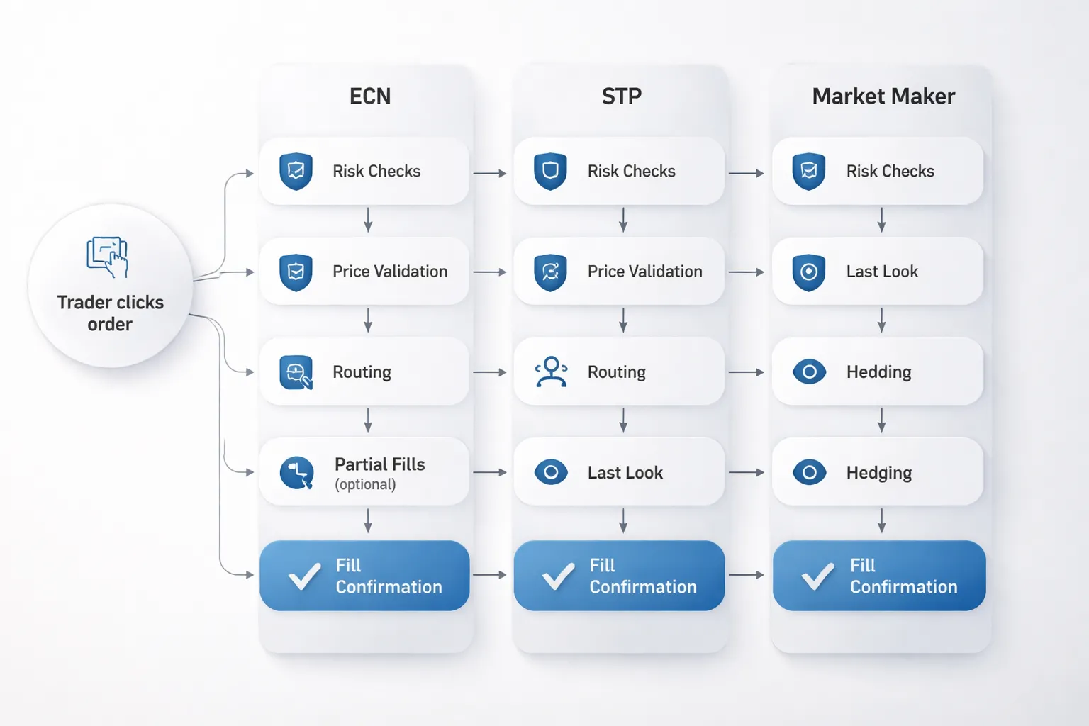 ECN vs STP vs Market Maker Brokers Explained: What These Execution Models Really Mean