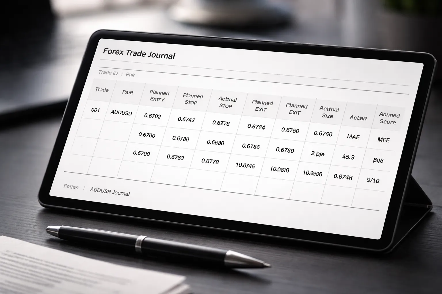 Example: A Filled-Out Forex Trade Journal Entry (Walkthrough)