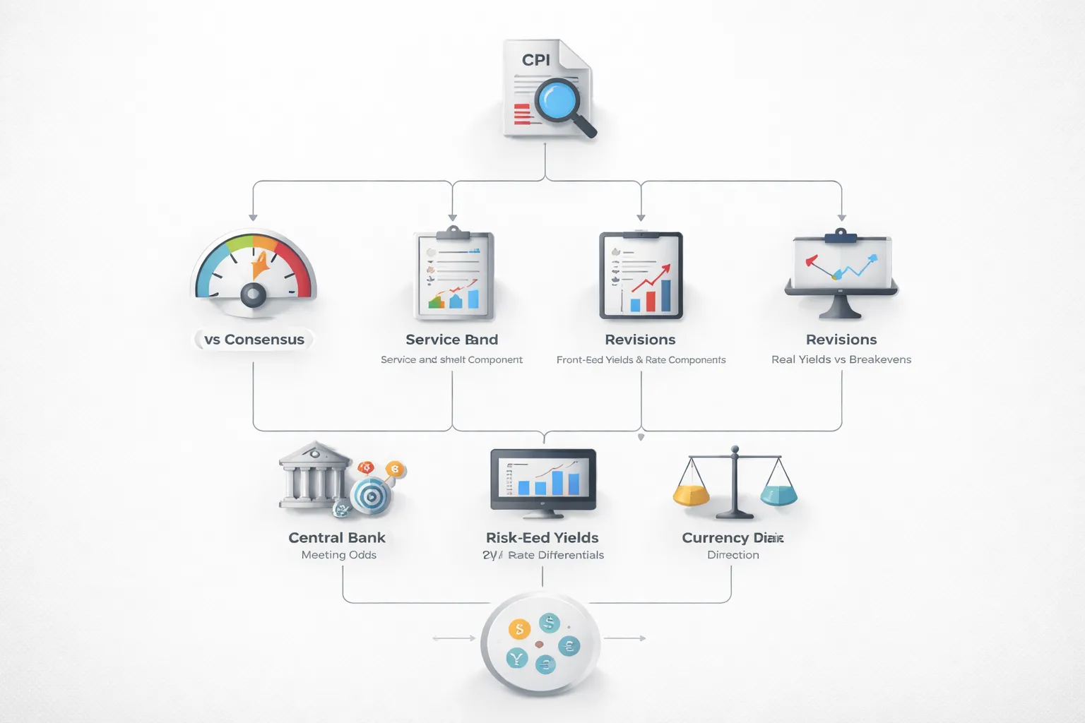 How inflation data moves currencies: the transmission mechanism