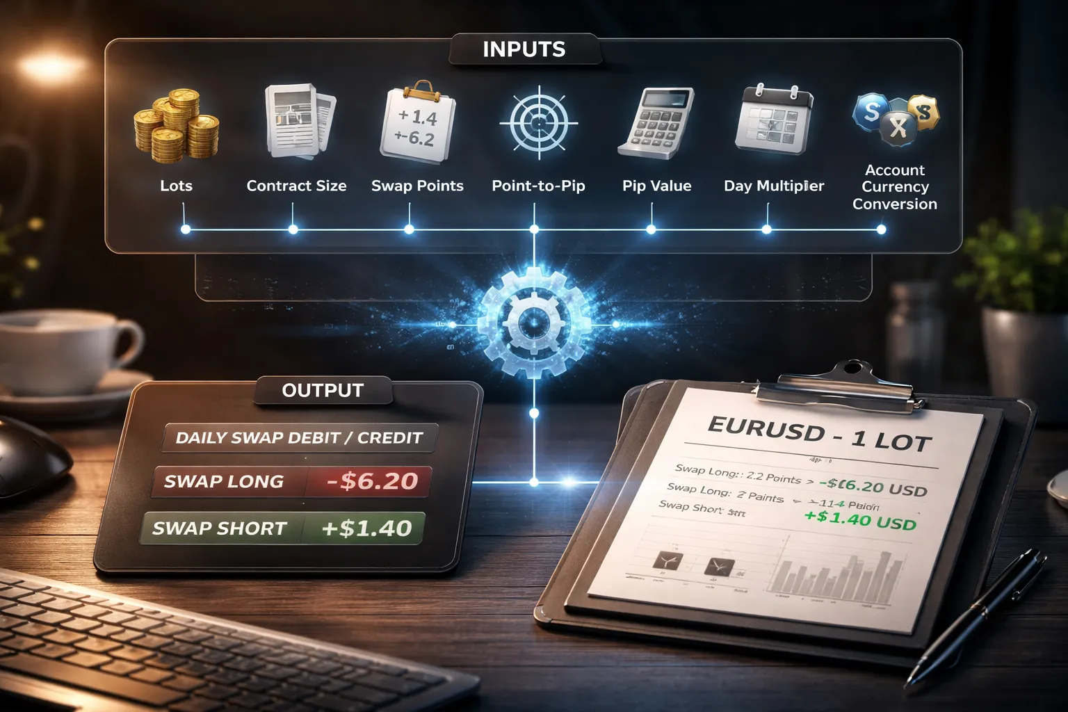 How rollover fees are calculated (the practical math)