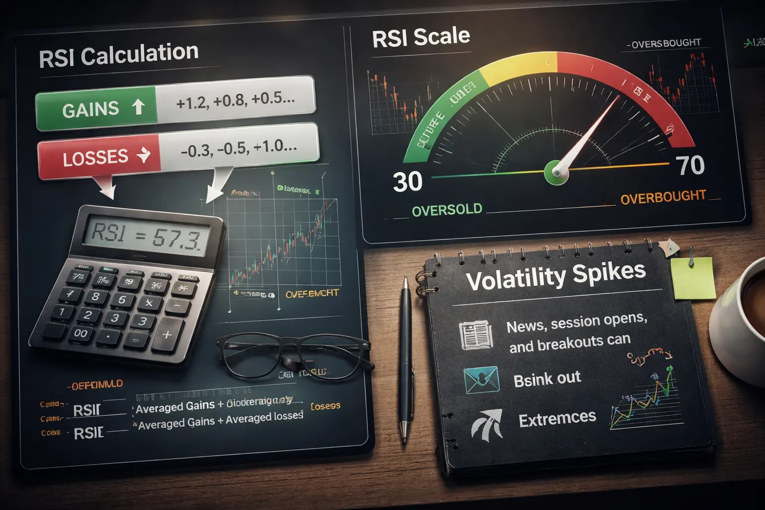 How RSI is calculated and how to read it correctly