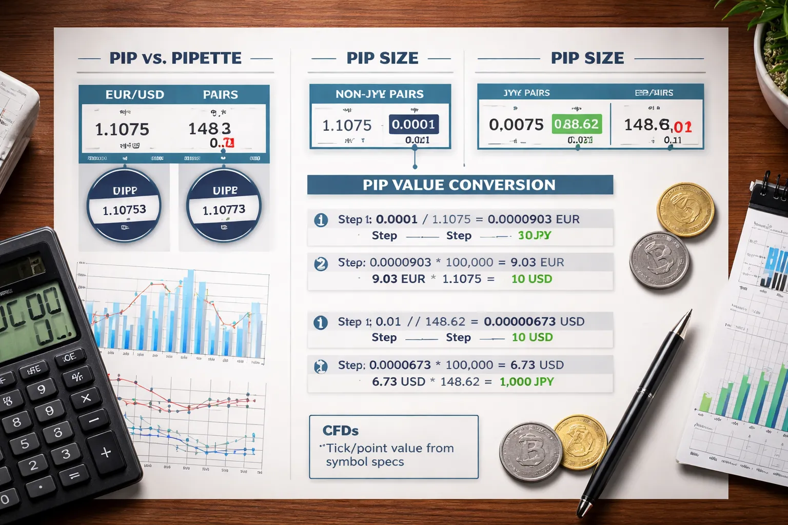 How to Calculate Pip Value Accurately (The Part Most Guides Skip)