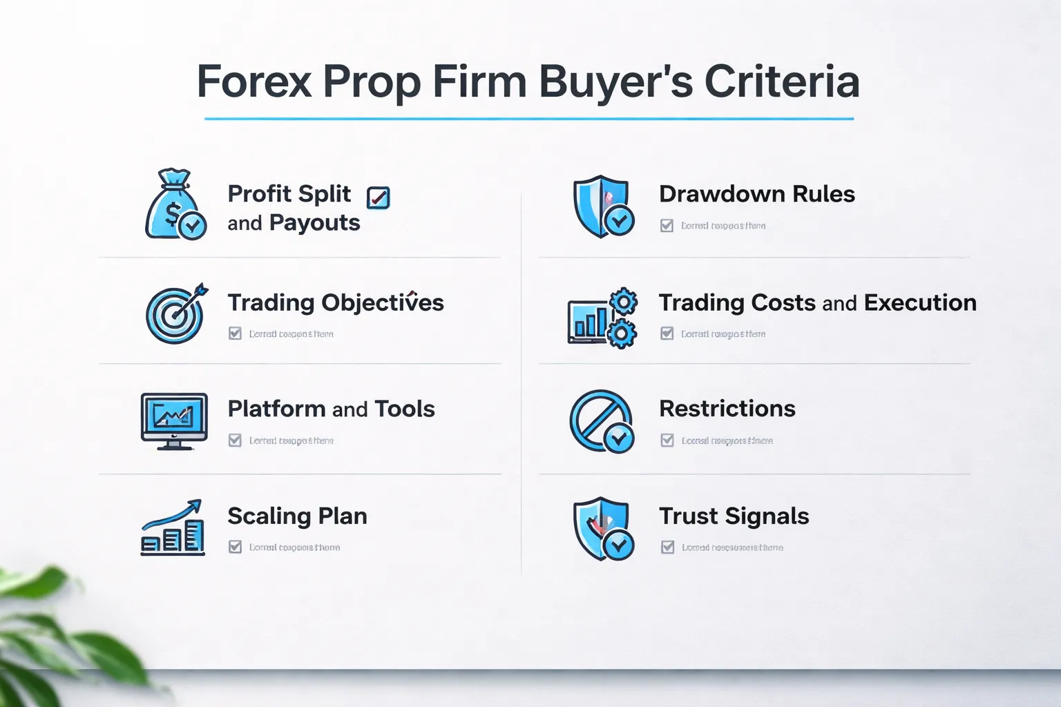How to Choose the Best Forex Prop Firm (Buyer’s Criteria)