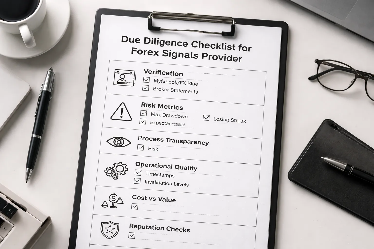How to Evaluate a Forex Signals Provider (Due Diligence Checklist)