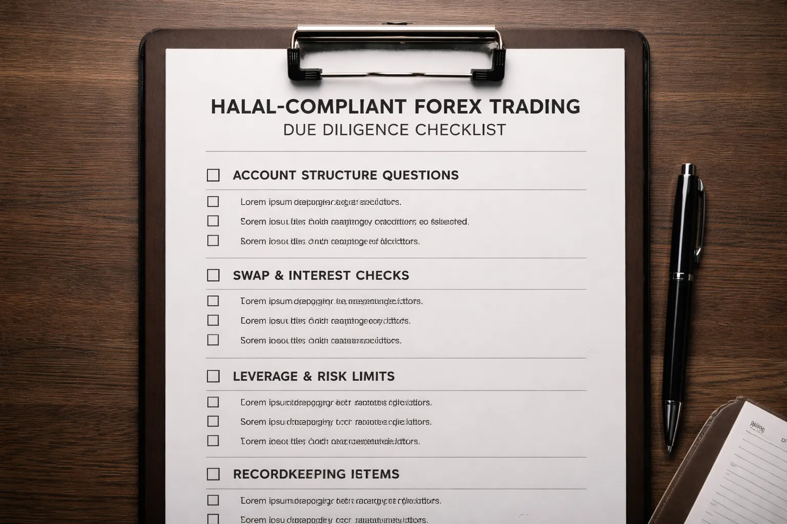 How to Make Forex Trading More Halal-Compliant (Actionable Checklist)