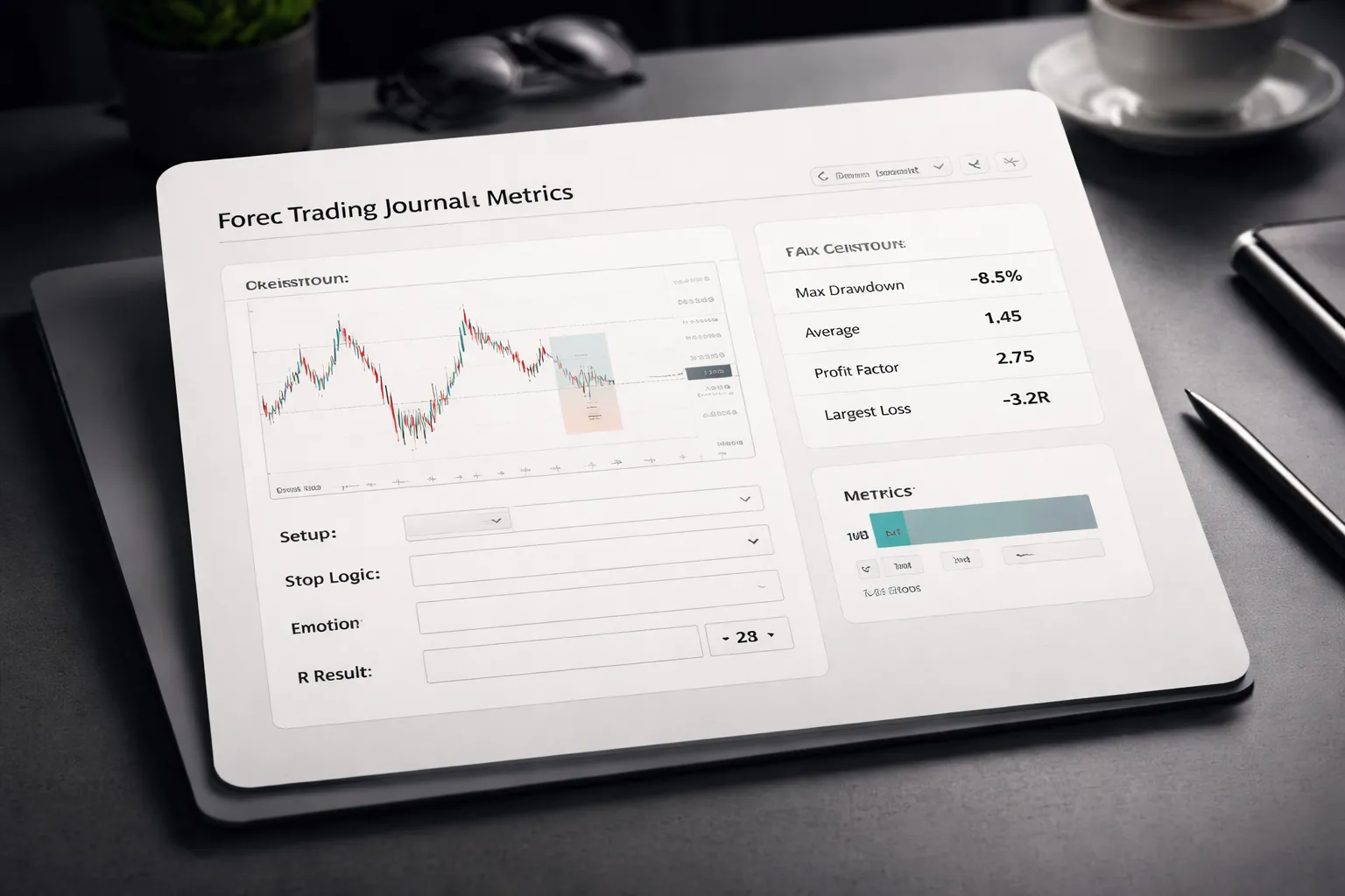 How to track and improve your risk over time (journaling + metrics)
