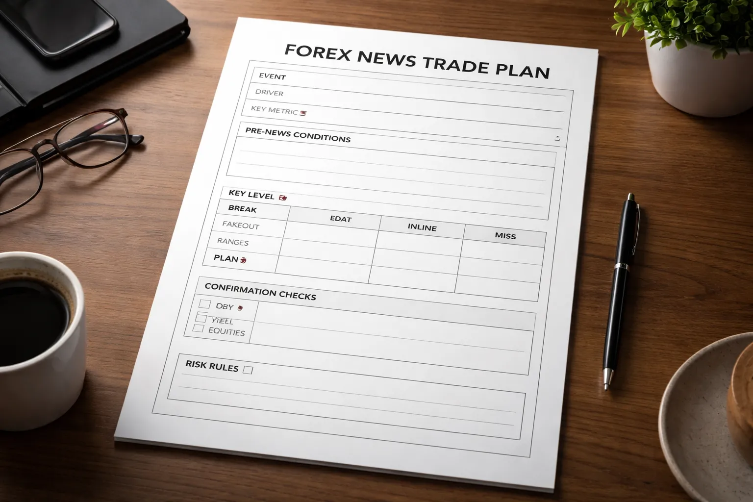 How to Turn Calendar Data into a Trade Plan (Without Guessing)