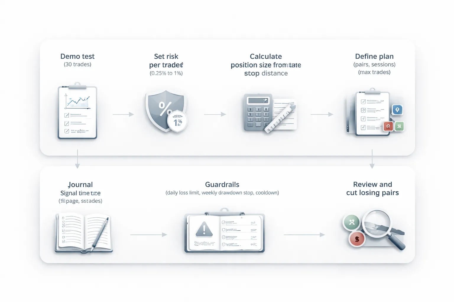 How to use forex signals safely (process + risk controls)