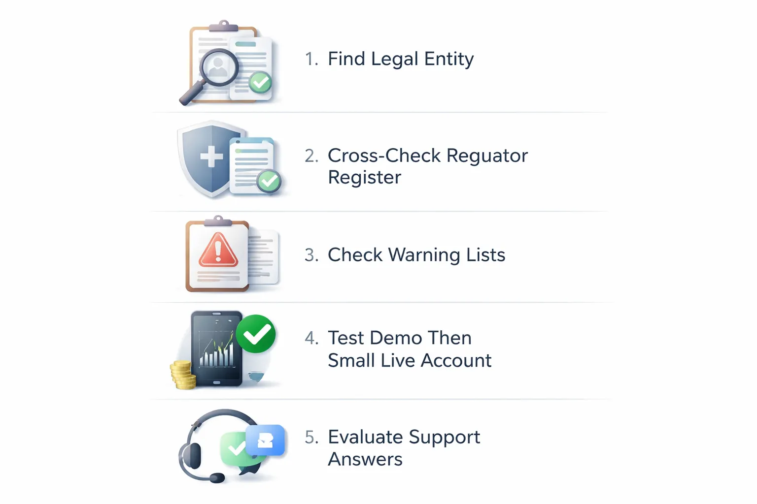 How to verify a broker step-by-step (practical walk-through)