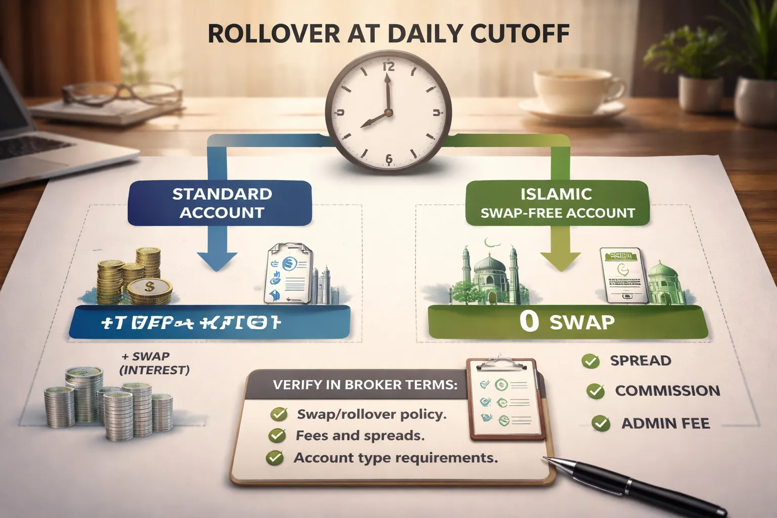 Islamic Accounts Explained (Swap-Free Forex) and How They Work