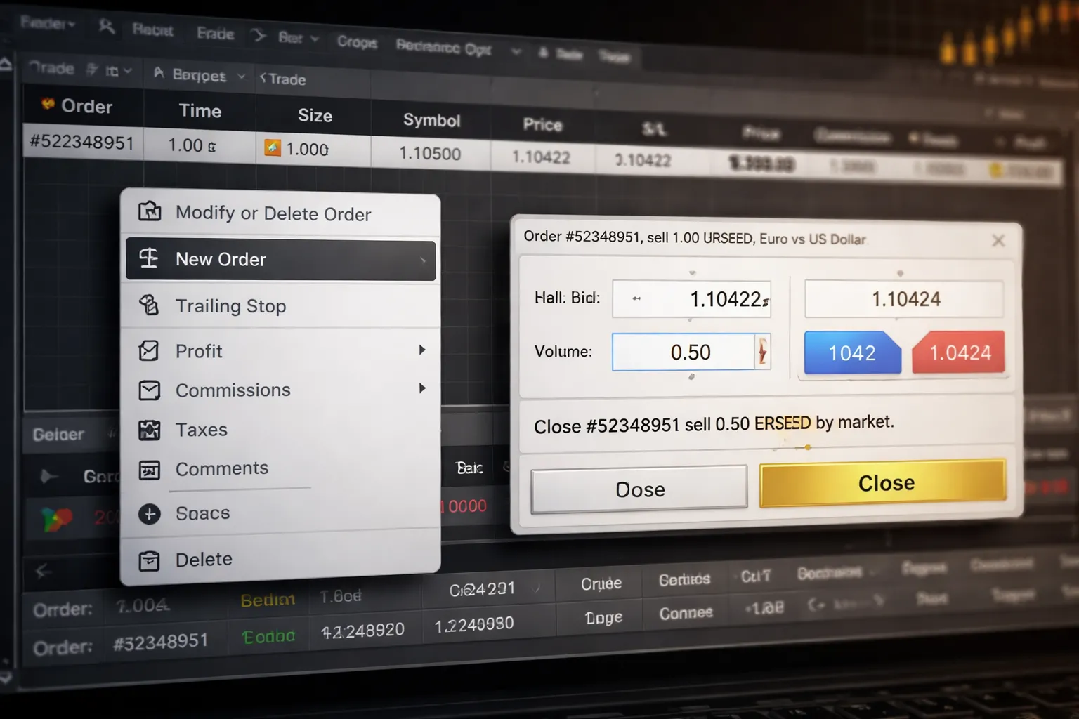 Managing Open Trades: Modify, Partial Close, and Exit