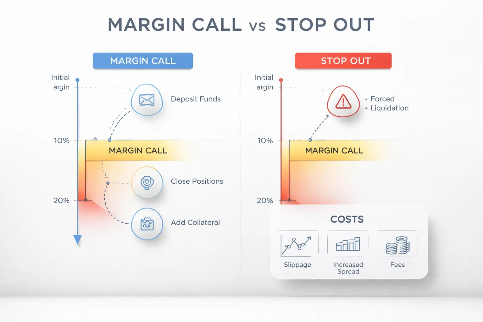Margin call vs stop out: the practical differences that affect your trades