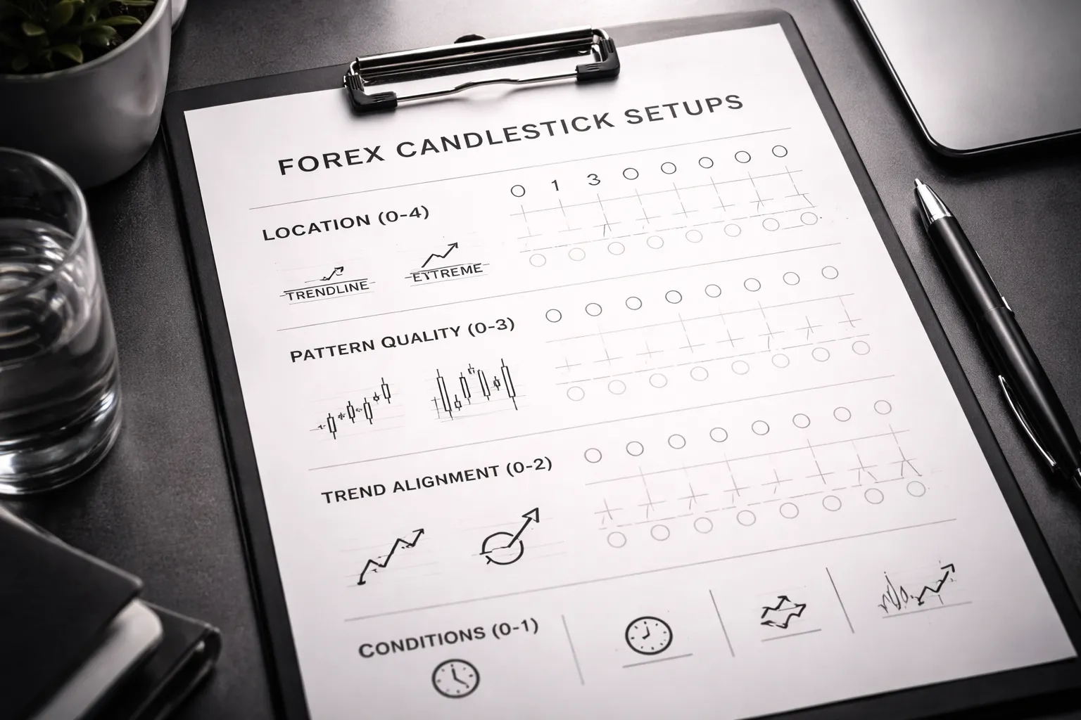 Pattern quality scoring: how to filter low-grade setups