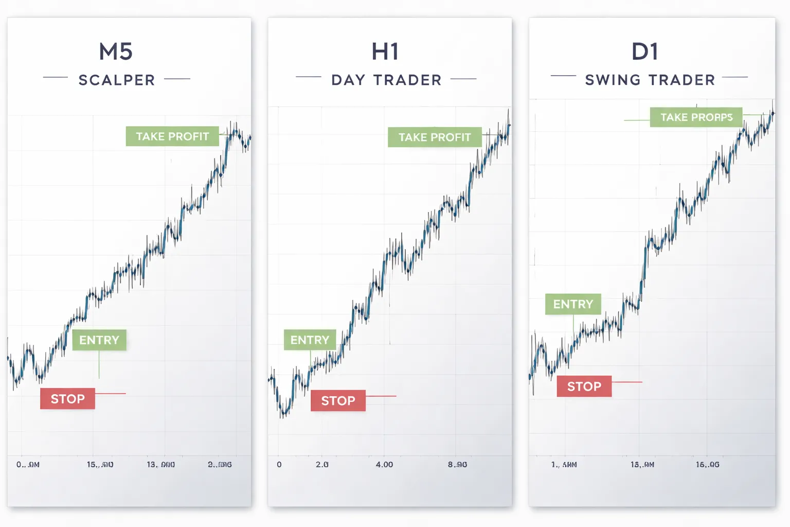 Practical Examples: One Market Move Across Three Timeframes