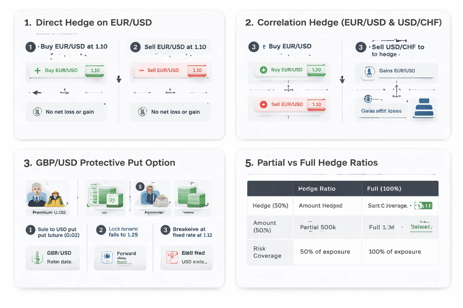 Practical Hedging Examples (Step-by-Step with Numbers)