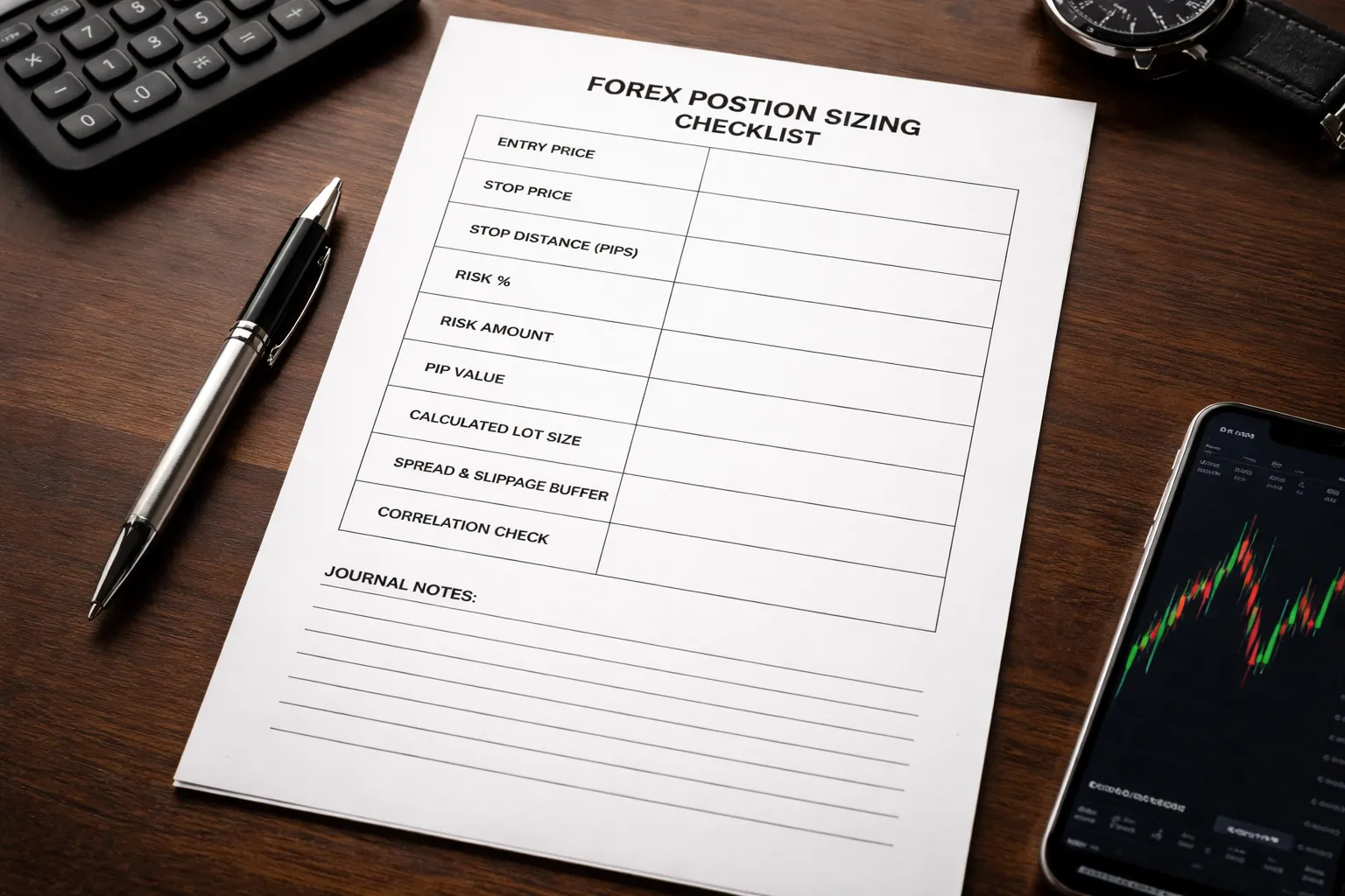 Practical Position Sizing Workflow (Checklist You Can Reuse)