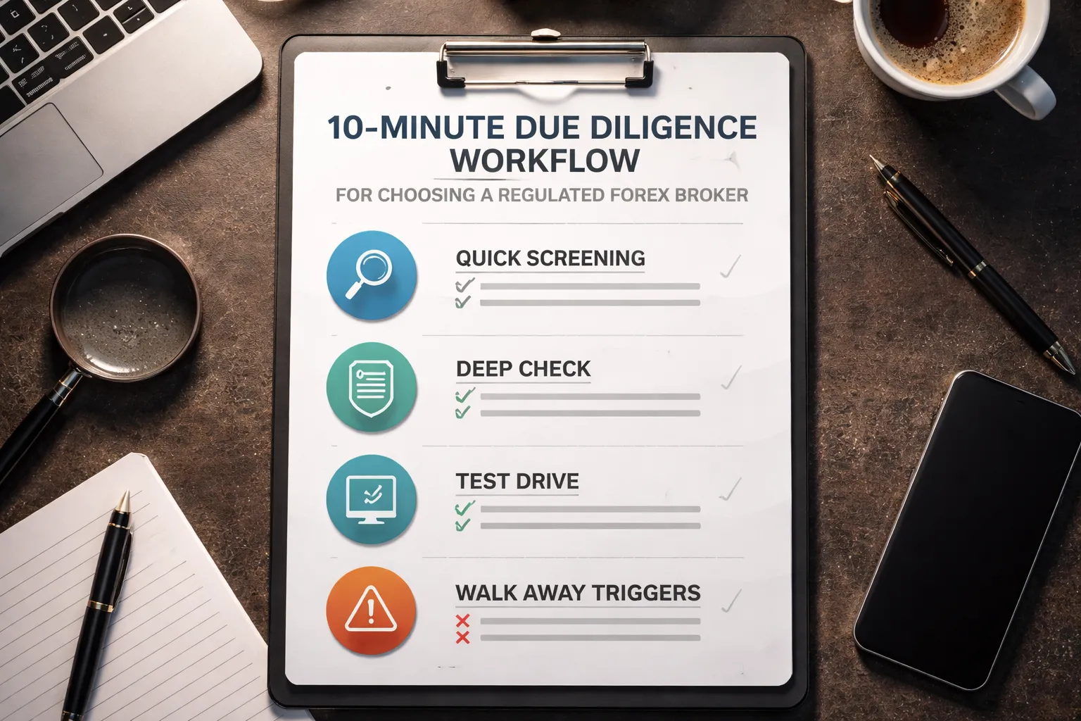 Putting it all together: a 10-minute due diligence workflow