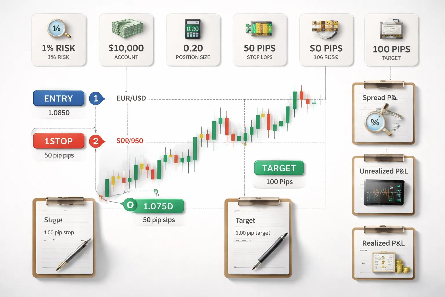 Putting It Together: A Step-by-Step Example of a Forex Trade