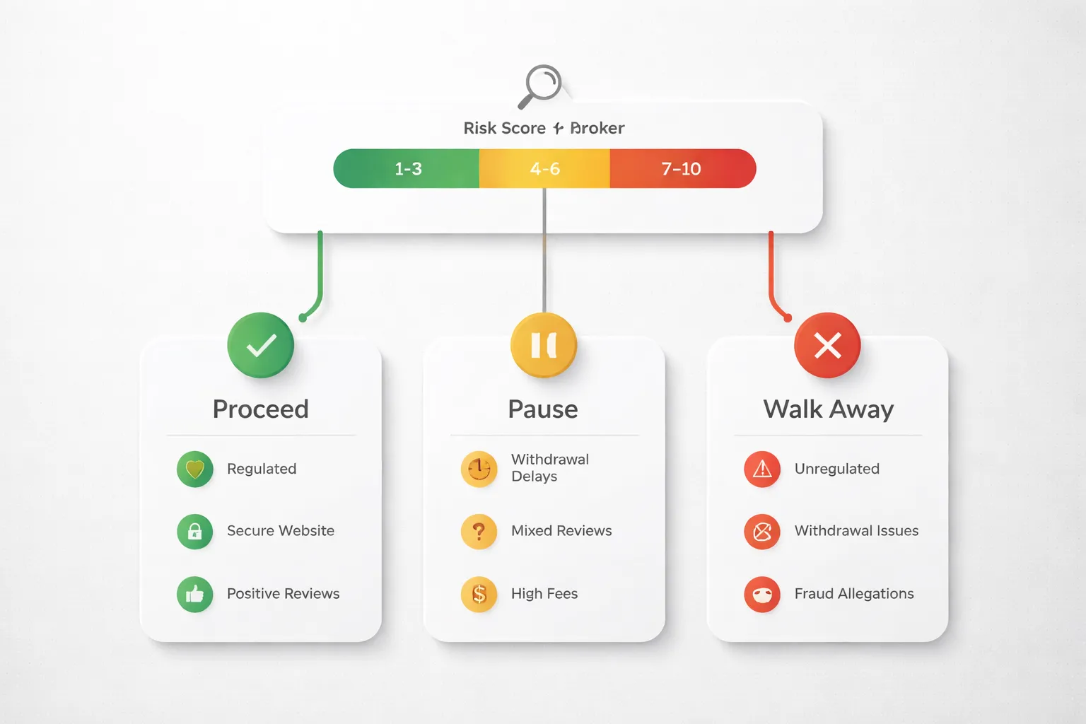 Quick decision framework: proceed, pause, or walk away
