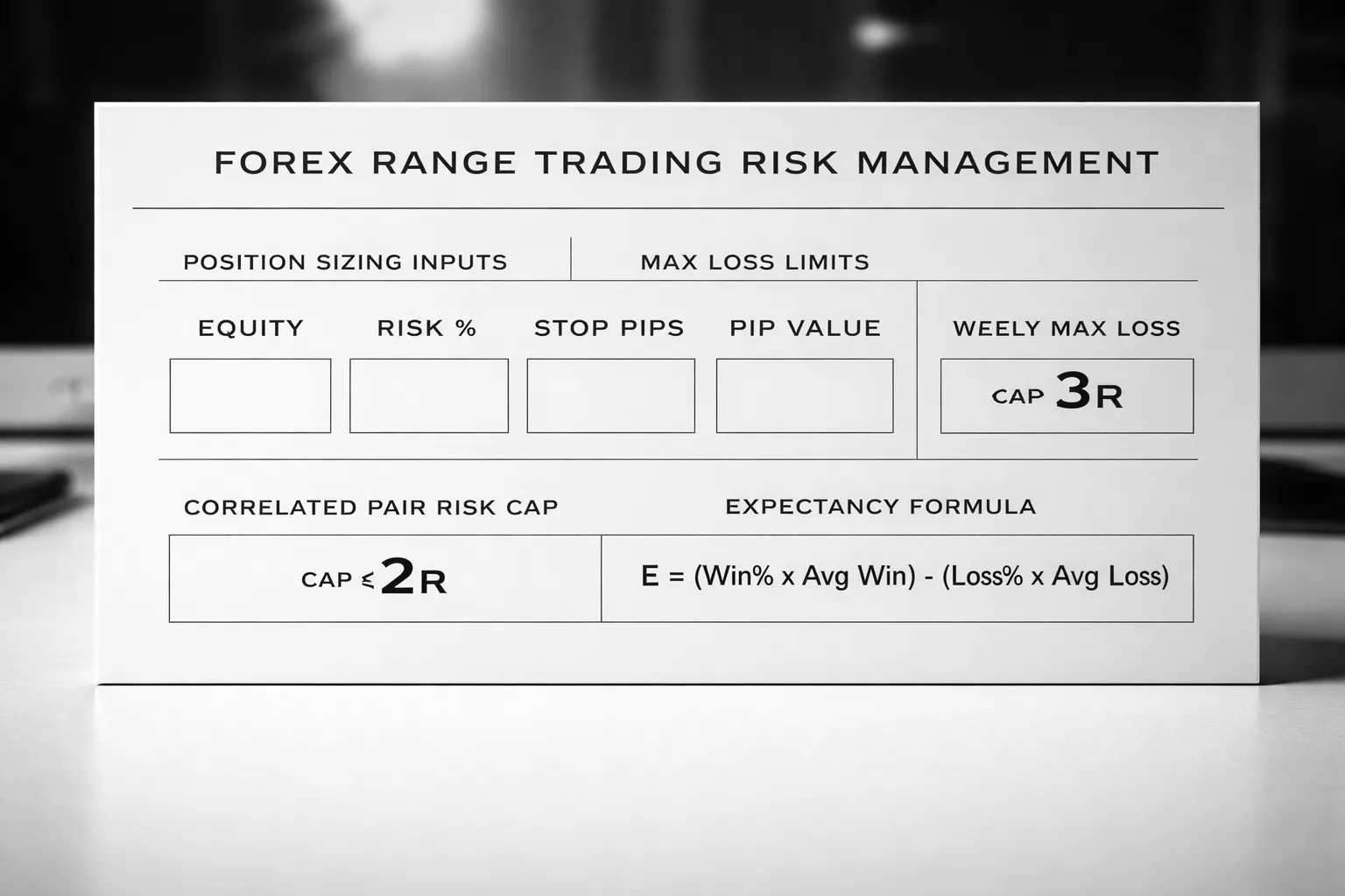 Risk Management for Range Trading (Non-Negotiables)