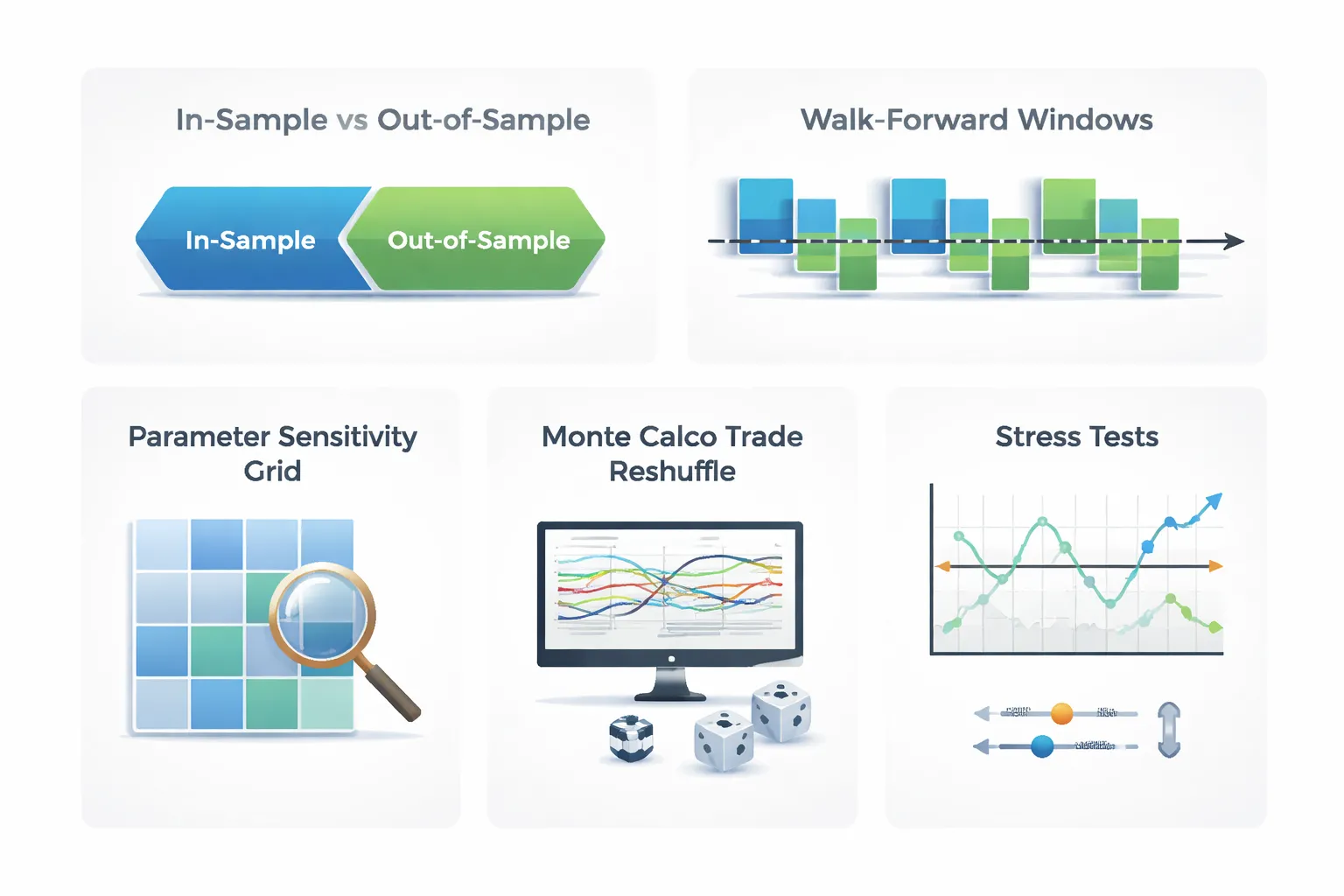 Robustness testing to avoid overfitting and false confidence