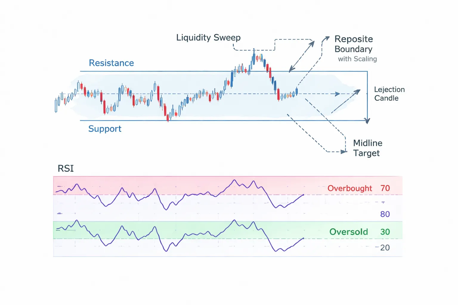 RSI Strategy #2: Range Trading with RSI (Mean Reversion Done Safely)