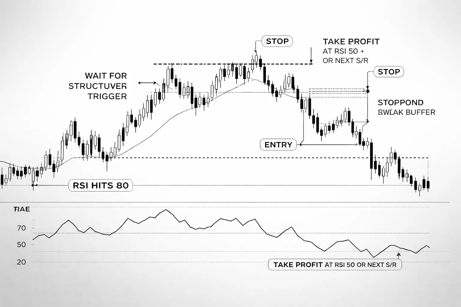 RSI Strategy #4: 80/20 Breakout-to-Reversal (When Extremes Actually Work)