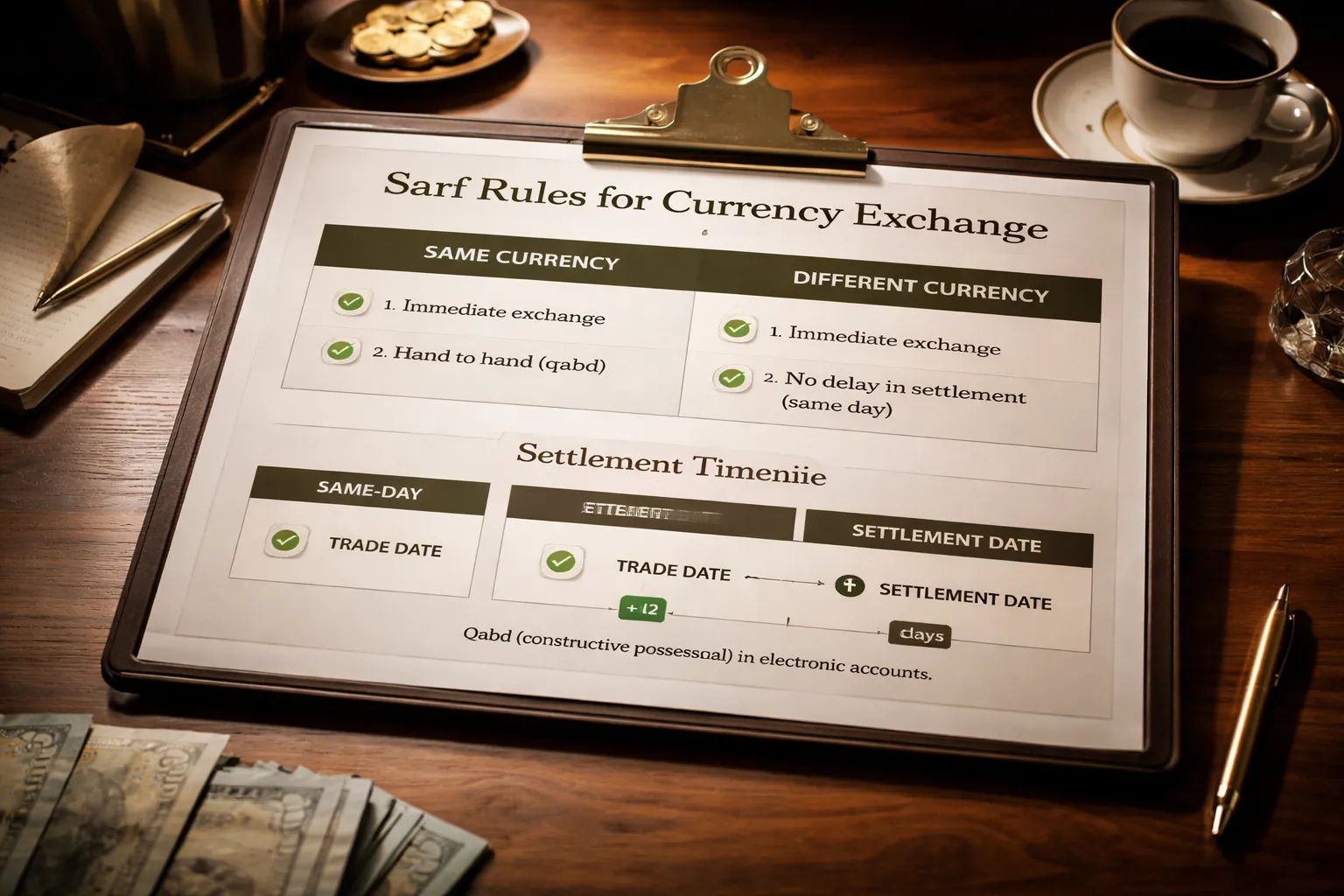 Spot Forex Under Shariah: The Sarf Lens