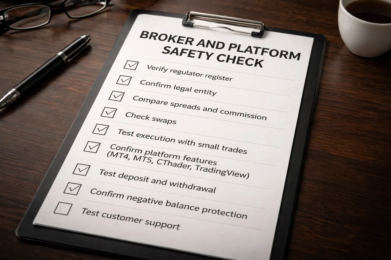 Step 4 — Pick a Regulated Broker and Trading Platform (Safety First)