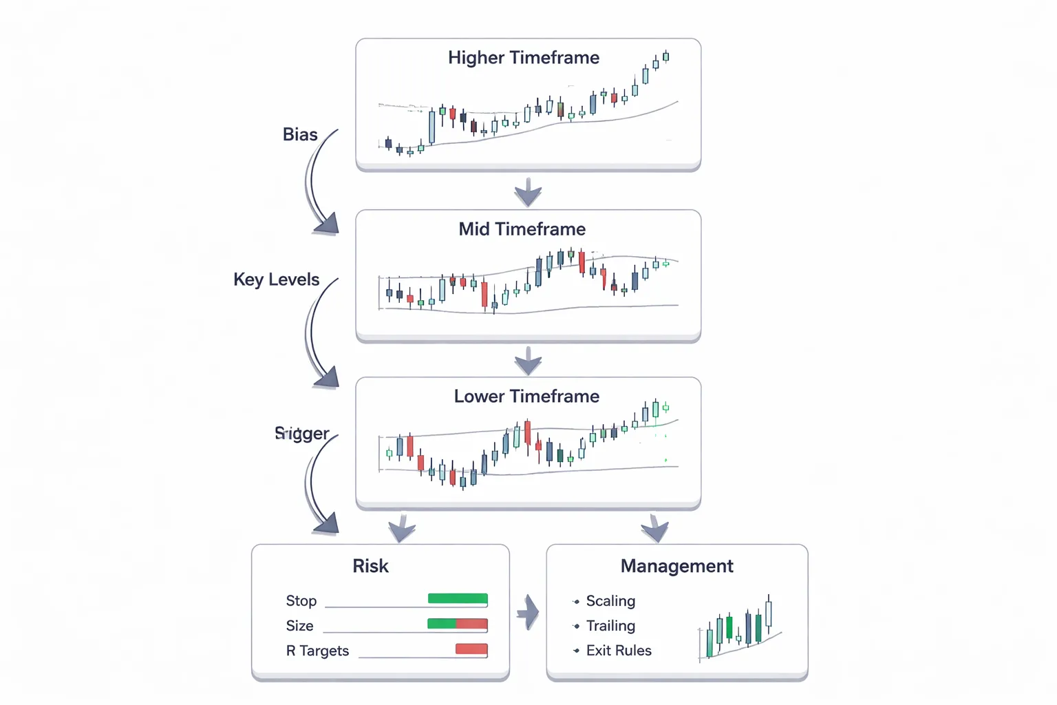 Step-by-Step Workflow: Align Trend, Entry, and Exit