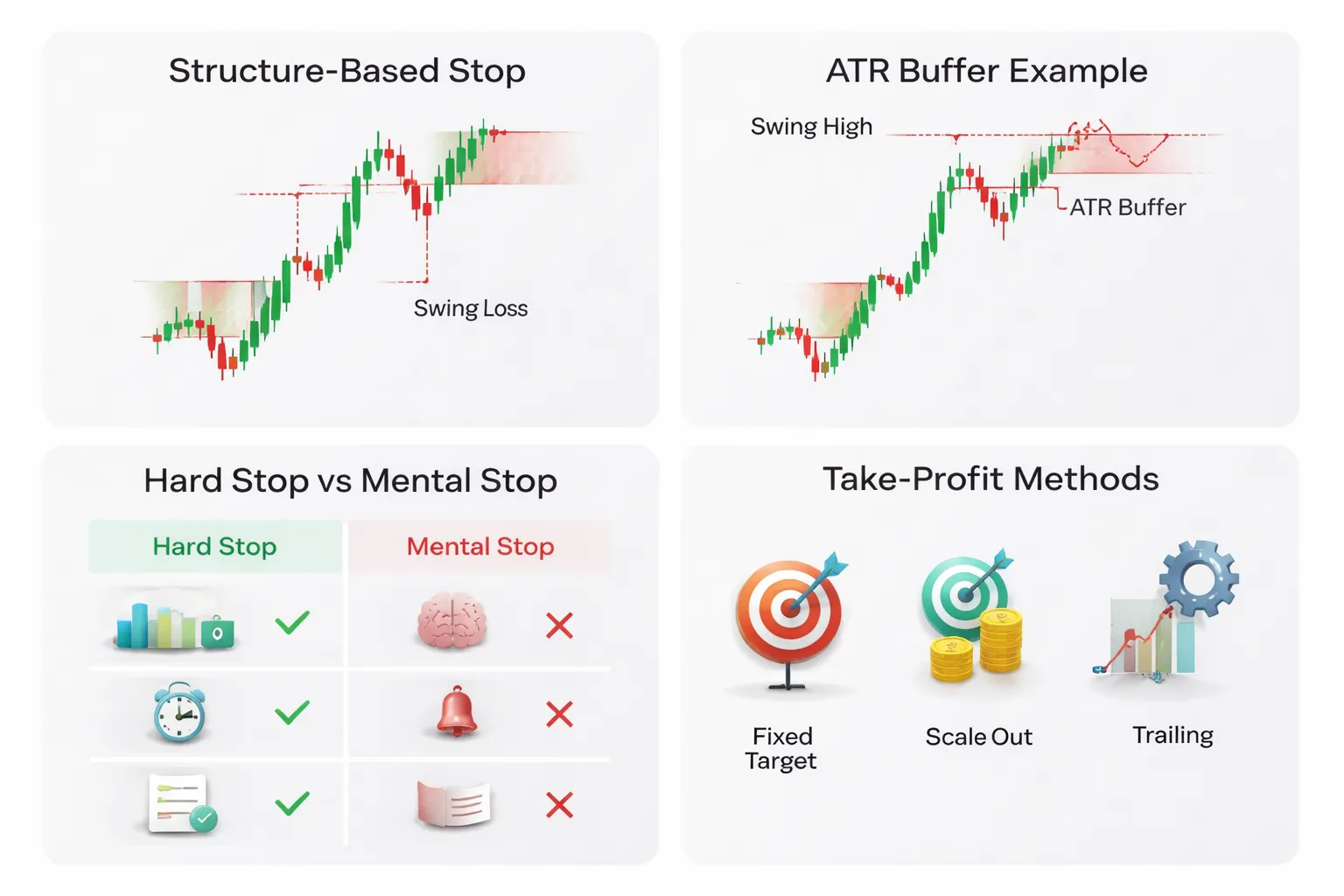 Stop-loss and take-profit rules that make sense (not myths)