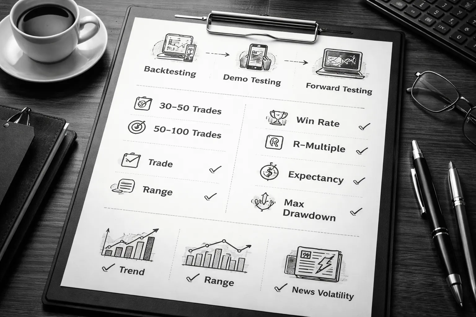 Strategy Testing on Demo: From Idea to Evidence