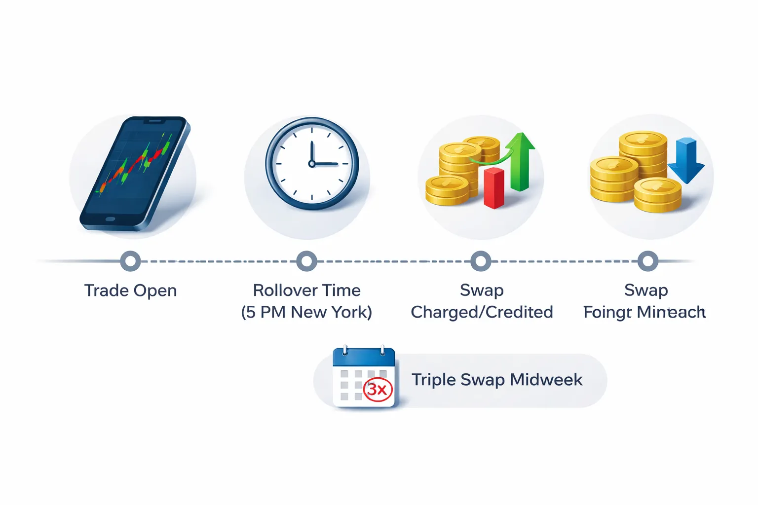 Swap fees in forex and rollover: the core concept