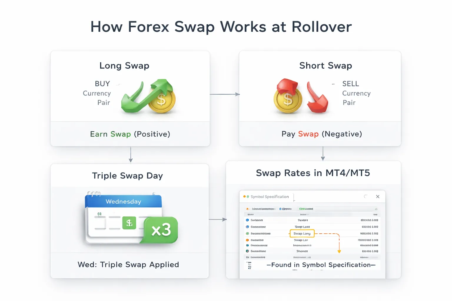Swaps & Overnight Financing (the cost of holding positions)