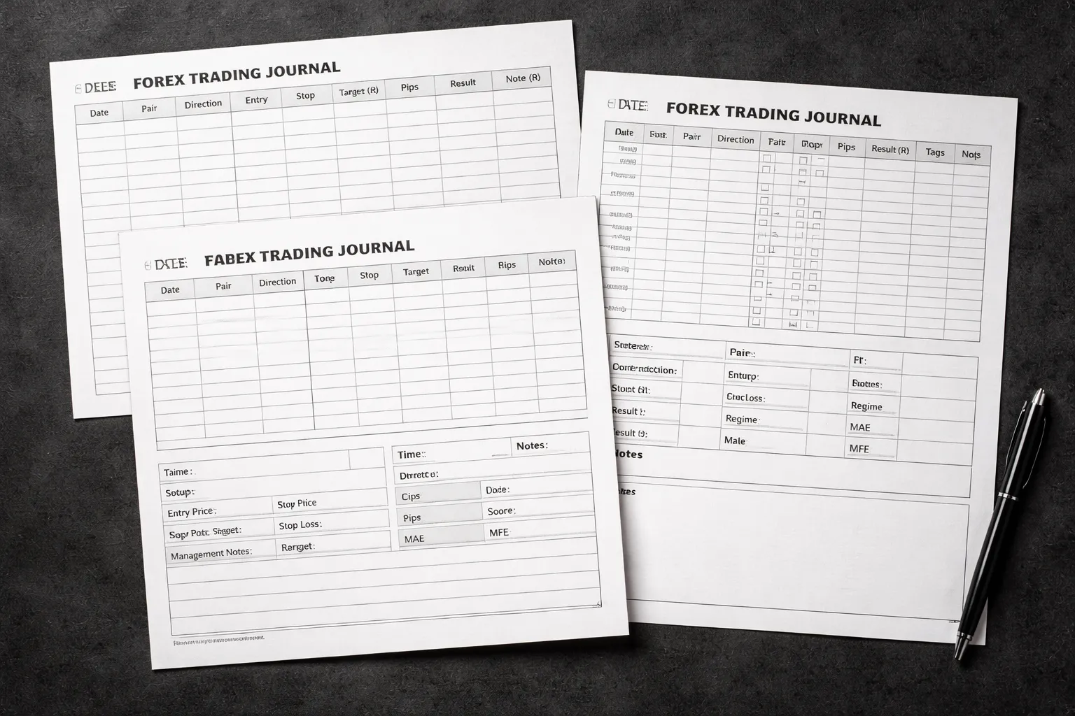 Templates: Free Forex Trading Journal Ideas (Spreadsheet, Notion, Print)