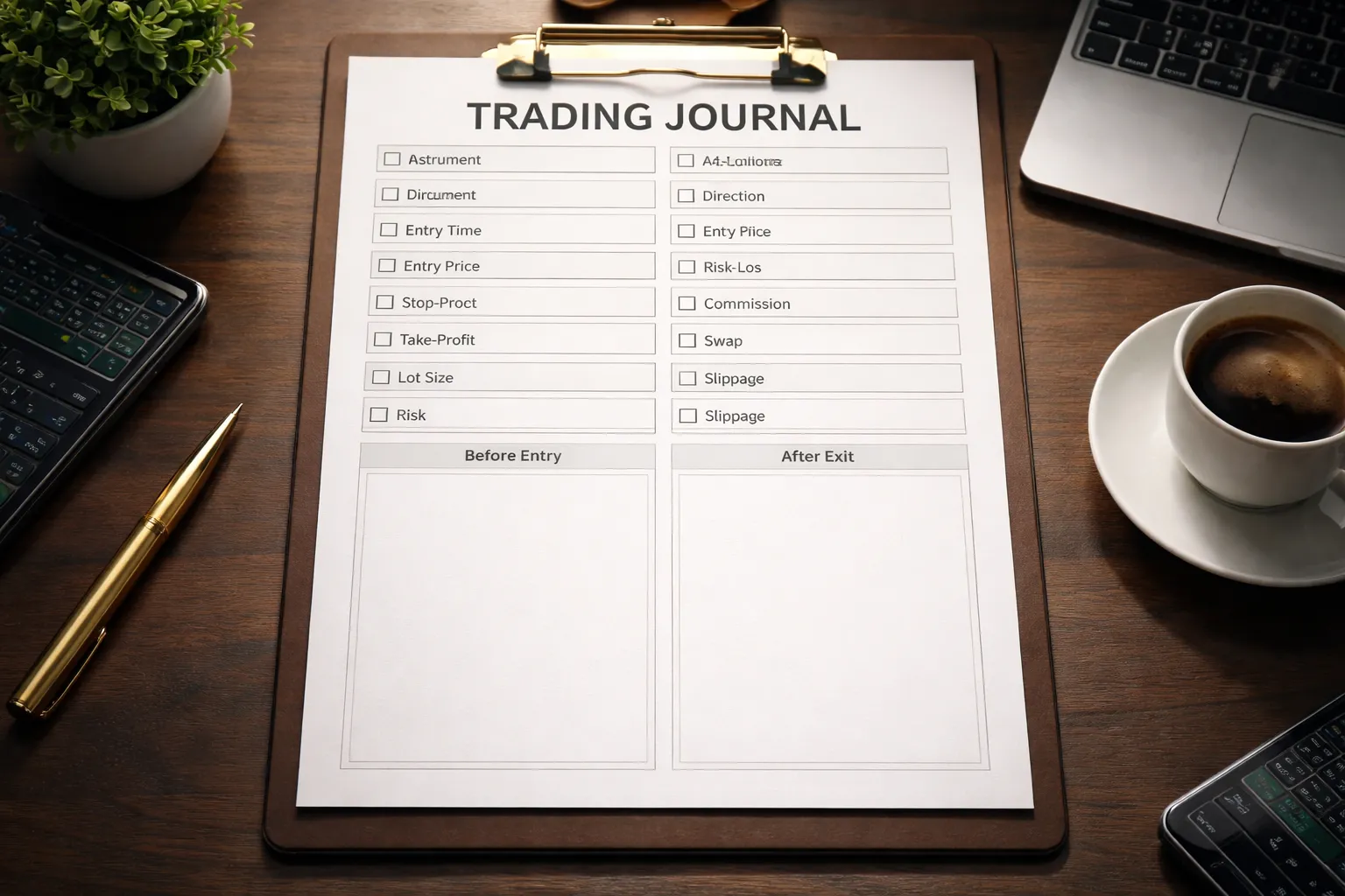 The Minimum Data to Record for Every Forex Trade