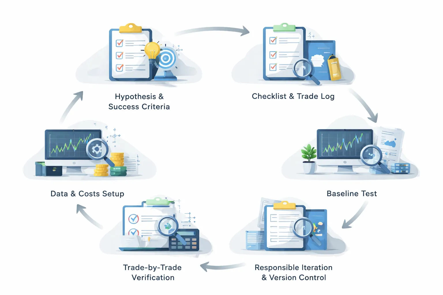 The step-by-step process to backtest a forex strategy