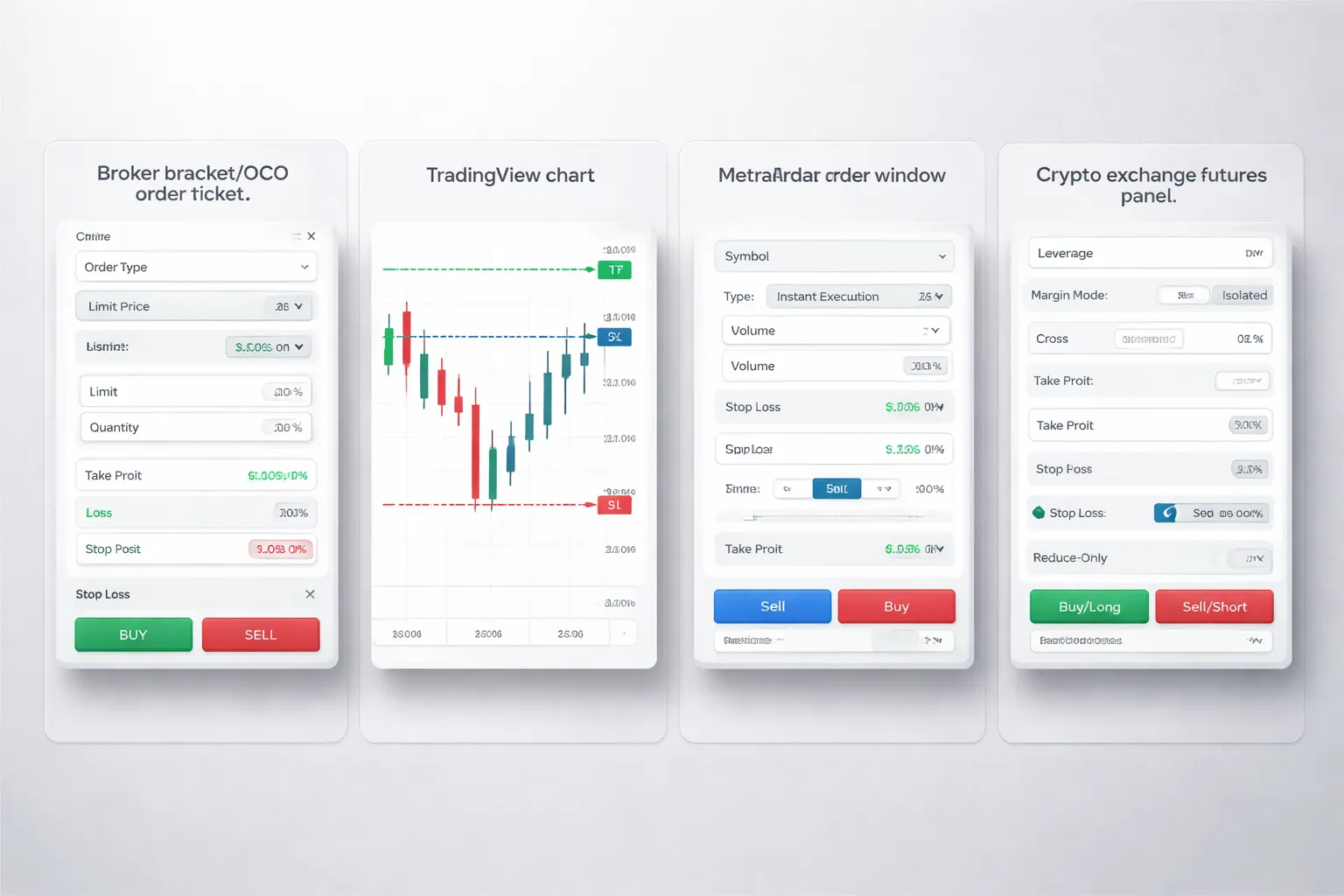 Tool-specific setup: where to place stop loss and take profit on popular platforms