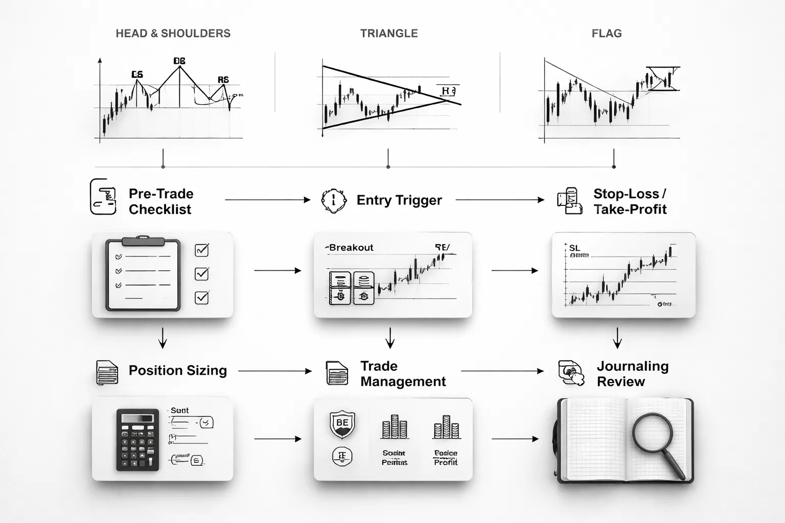 Trading Plan: Putting Head and Shoulders, Triangles, and Flags Into a Repeatable System