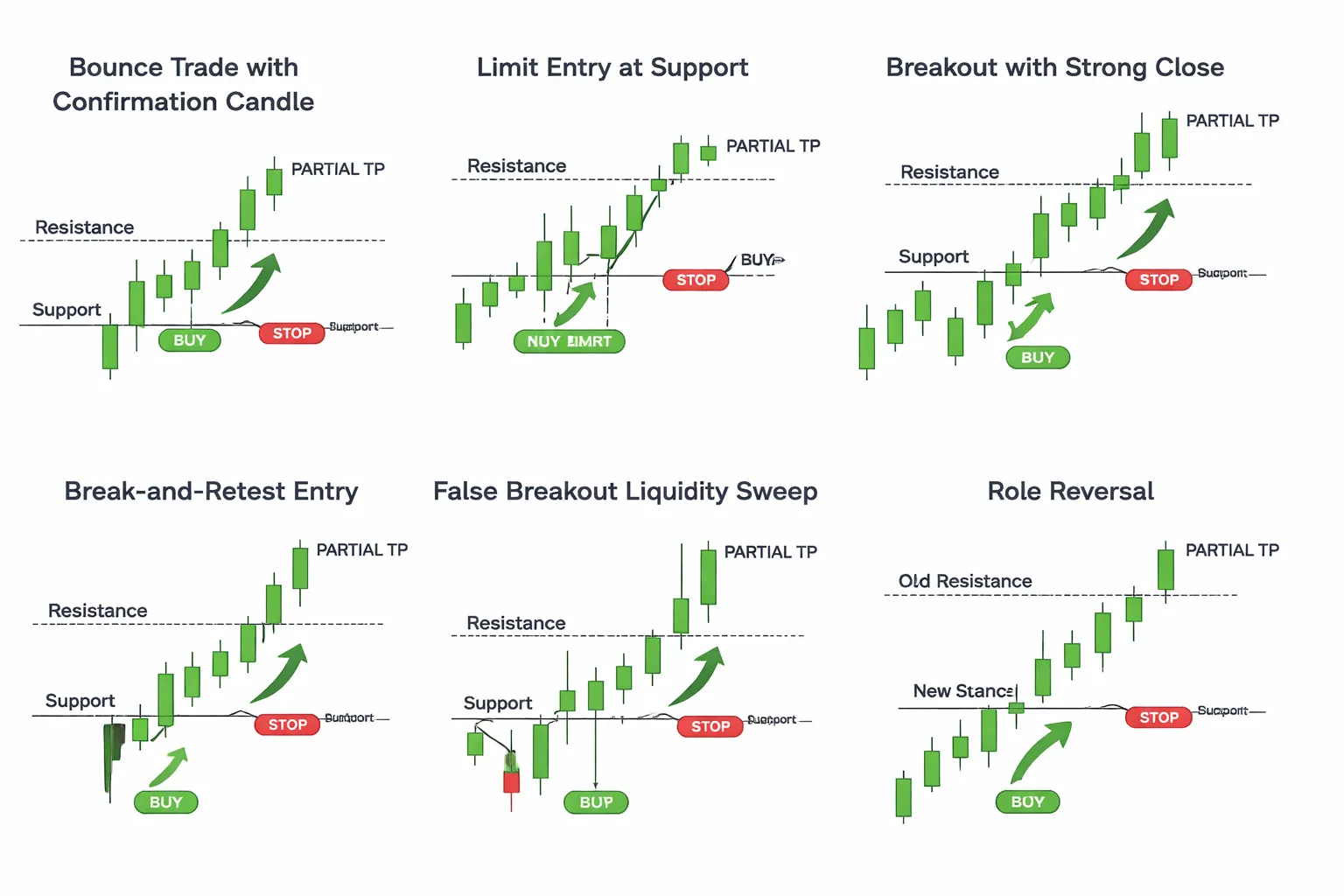 Trading Strategies Using Support and Resistance in Forex