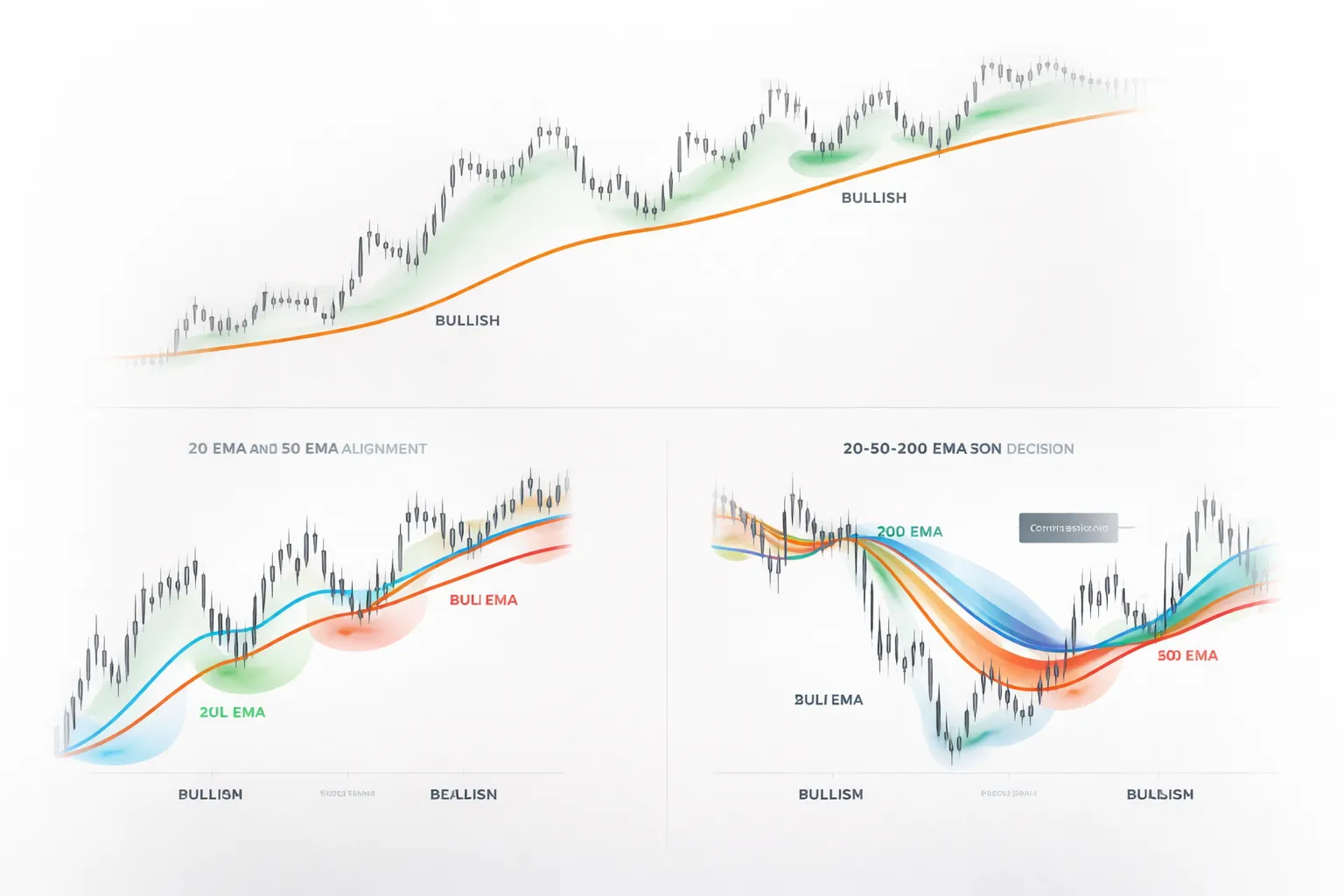 Using moving averages to identify the forex trend