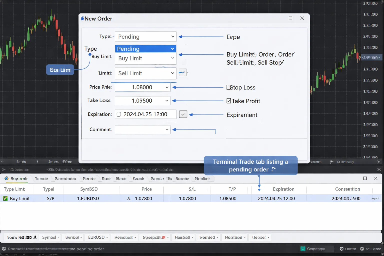 Using Pending Orders (Limits, Stops, and Stop-Limits Where Available)